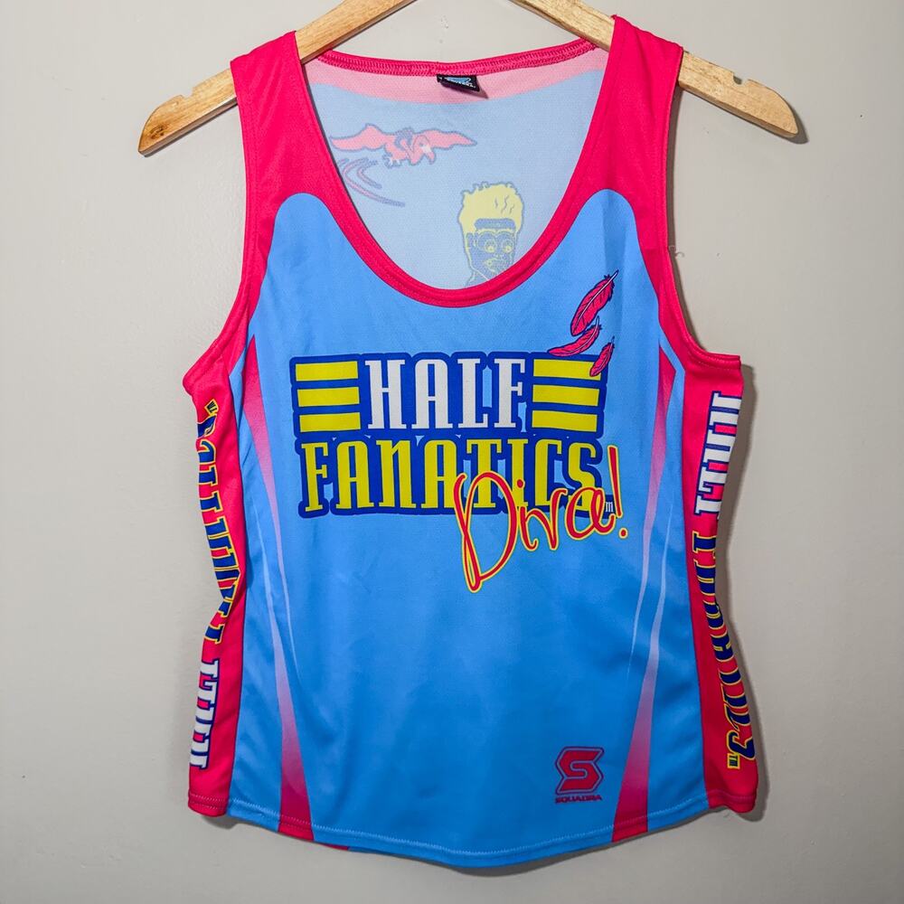 Squadra Half Fanatics Graphic Running Singlet Tank Top Jersey Small